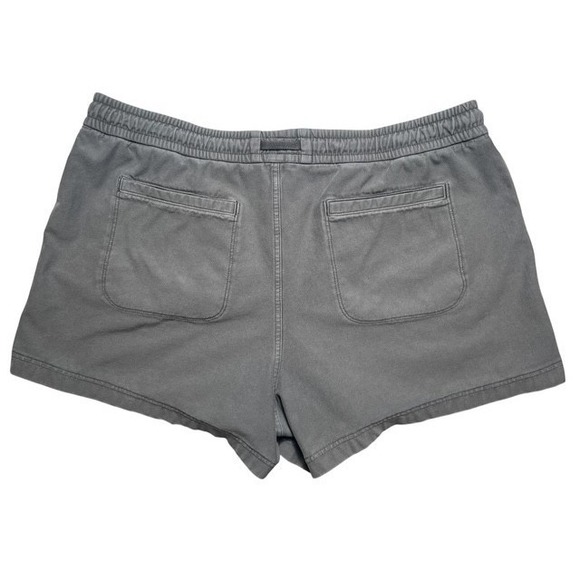 ATHLETA Womens Sz 14 Farallon Shorts Gray 4in Organic Cotton Blend Comfort-1436 - Picture 2 of 6
